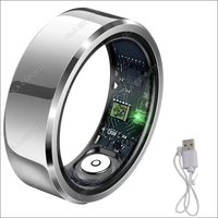 2025 Smart Ring: Blutdruck-, Herzfrequenz- & Schlaf-Monitoring | IP68 + 5ATM Wasserdicht | Multisport-Modus für Damen & Herren.