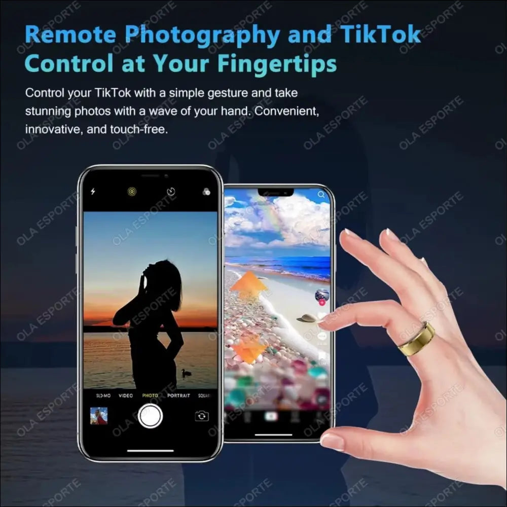 2025 Smart Ring: Blutdruck-, Herzfrequenz- & Schlaf-Monitoring | IP68 + 5ATM Wasserdicht | Multisport-Modus für Damen & Herren.