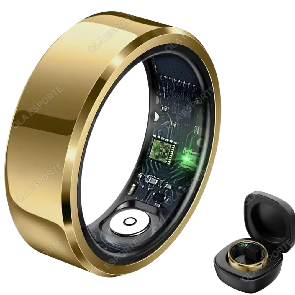 2025 Smart Ring: Blutdruck-, Herzfrequenz- & Schlaf-Monitoring | IP68 + 5ATM Wasserdicht | Multisport-Modus für Damen & Herren.