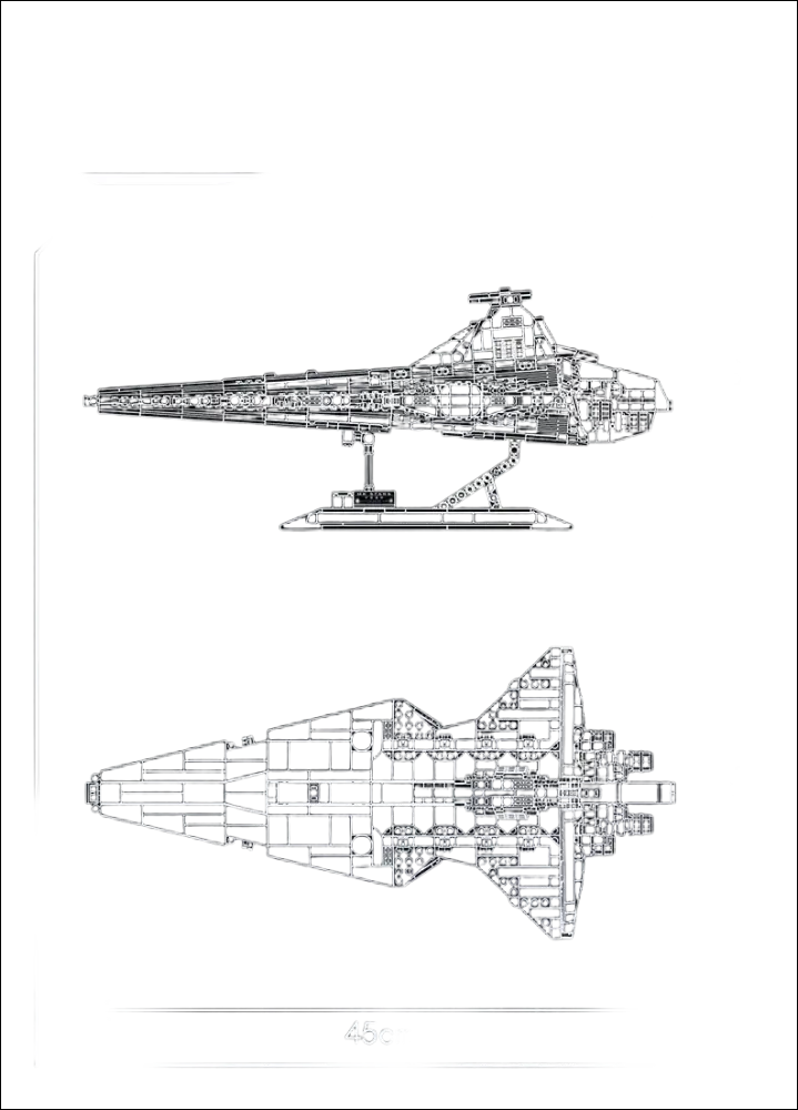 MOULD KING 21074 Republikanischer Angriffskreuzer der Venator-Klasse.